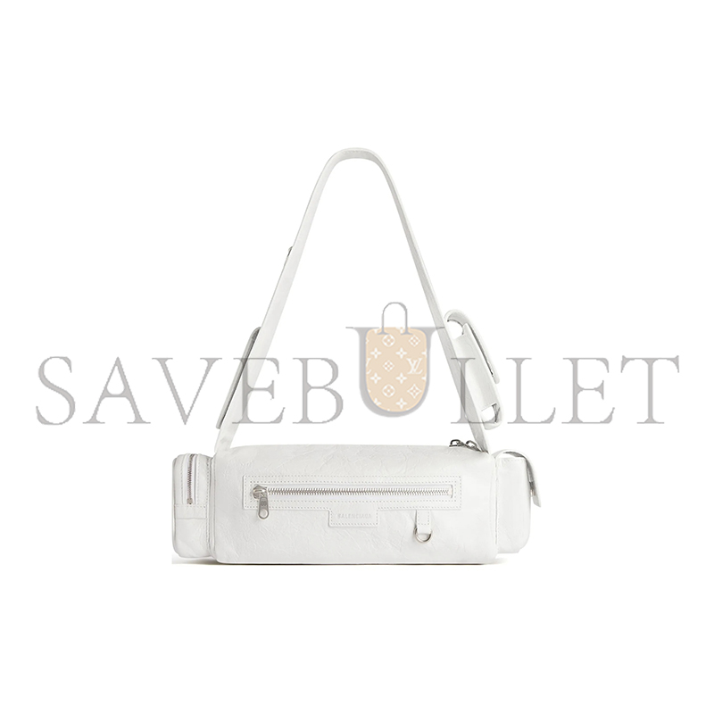 ba*len*cia*ga S*perbusy sling bag xs in white 762516210c89104 (32*12*10cm)