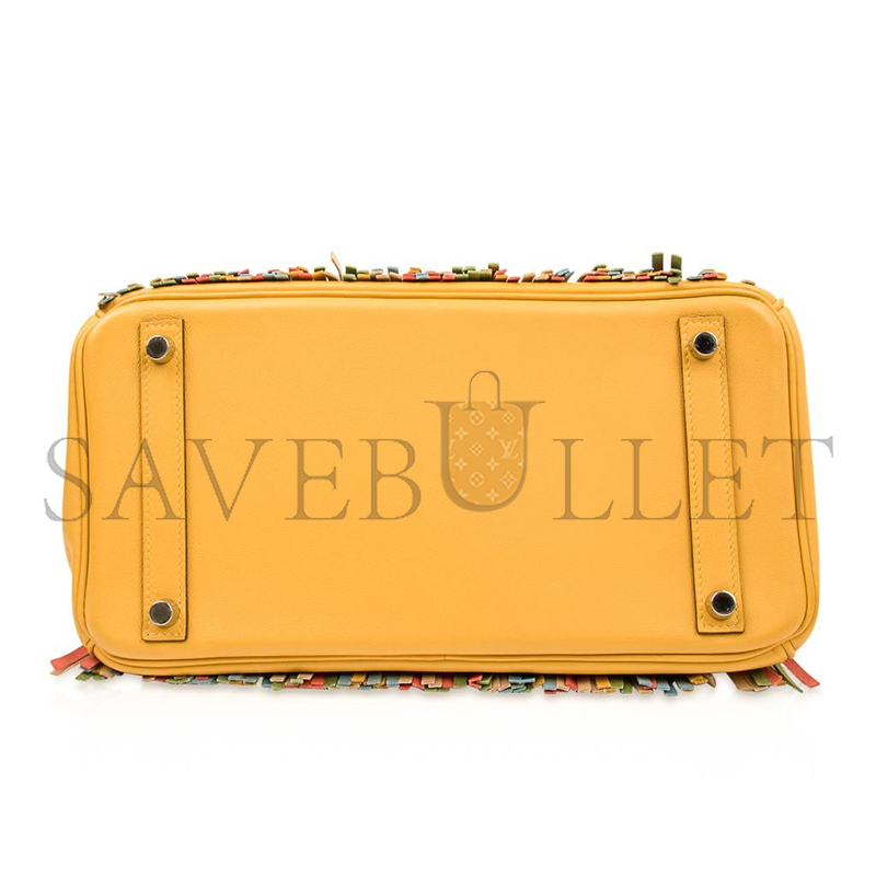 H**mes master birkin 30 togo hss soleil multi colour fringe 588742 (30*21*15cm)