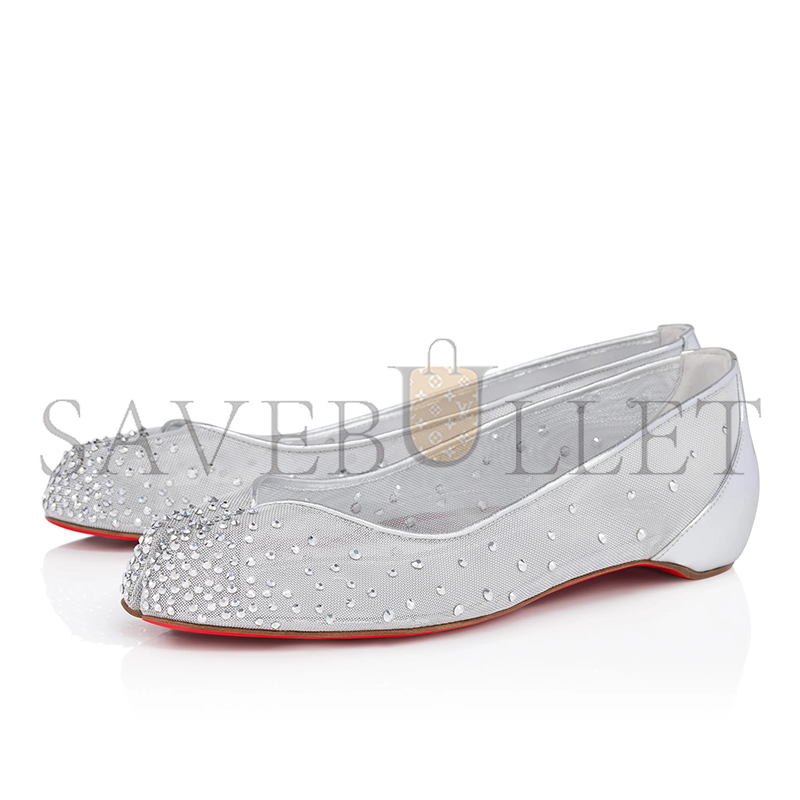 Ch**an louboutin marlougiela strass silver 1251025s211