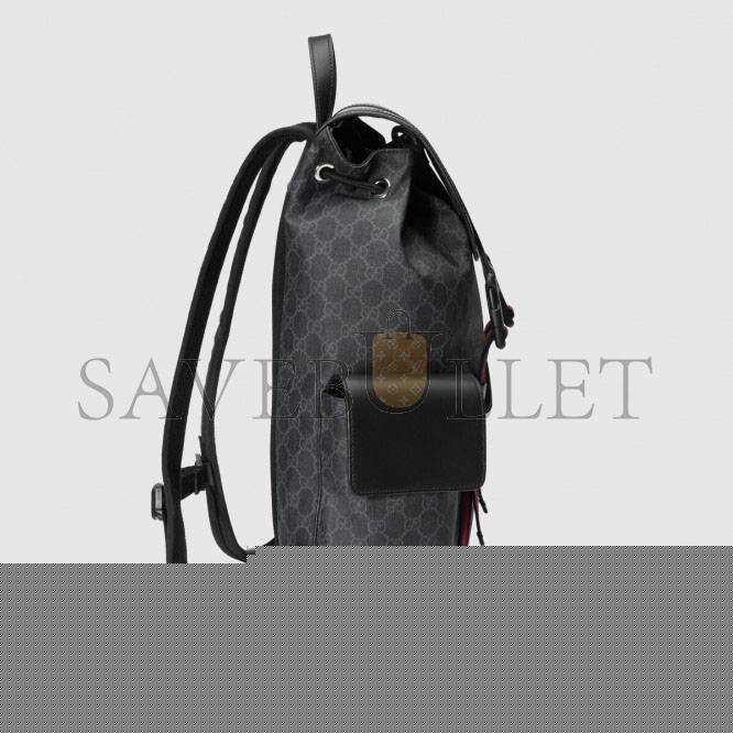 G*u*i gg black backpack 495563 (42*34*16cm)
