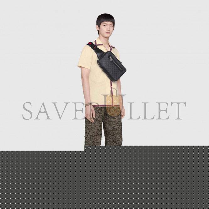 G*u*i gg black belt bag 478325 (27*17*8.5cm)