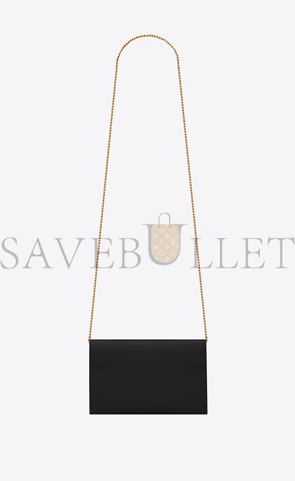 Y*L uptown chain wallet in grain de poudre embossed leather 6077881gf0j1000 (19*22*3cm)