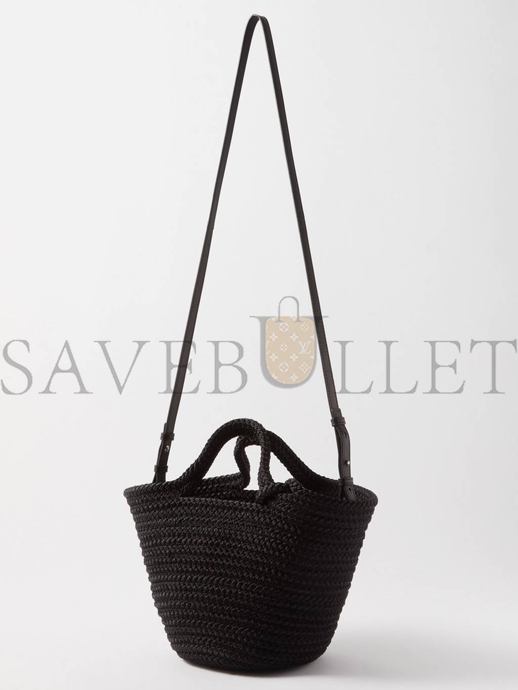 Ba*len*cia*ga black ibiza woven basket bag matchesfashion us (30.4*19.8*15.2cm)