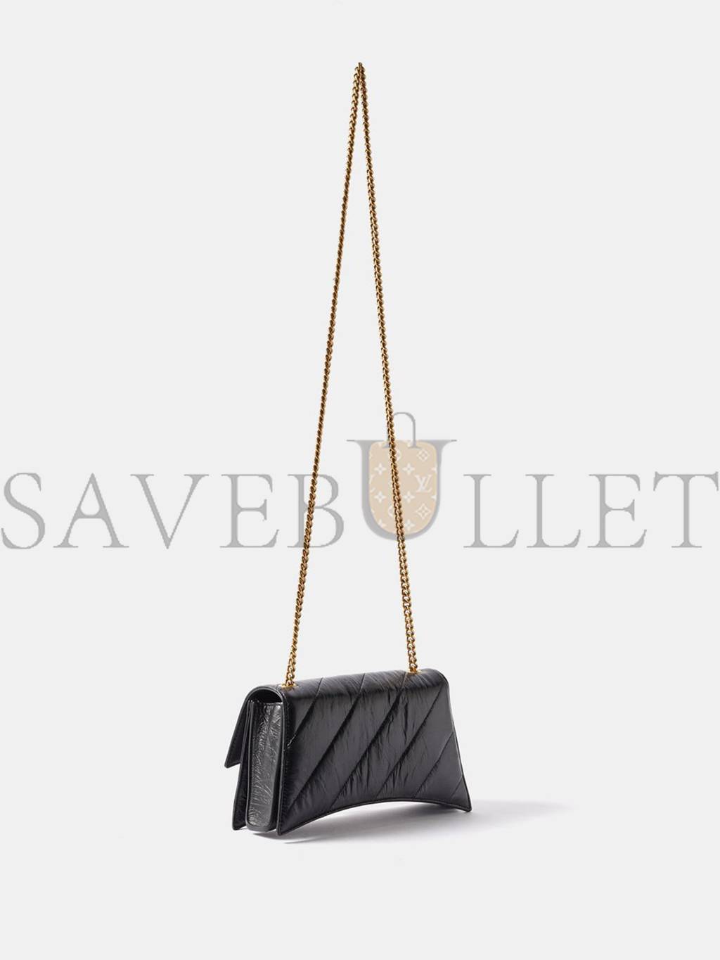 Ba*len*cia*ga black crush xs quilted-leather cross-body bag matchesfashion us (21.5*11*5cm)