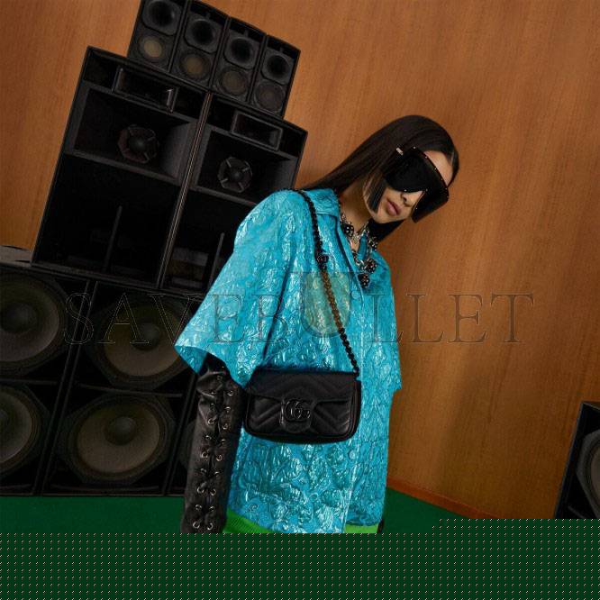 G*u*i gg marmont belt bag 699757 (16.5*10.2*5.1cm)