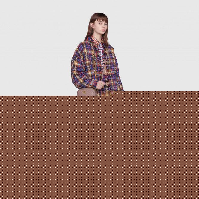 G*u*i gg marmont matelassÉ mini bag 448065 (18*12*6cm)