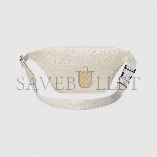 G*u*i gg embossed belt bag 658582 (23*13*5cm)