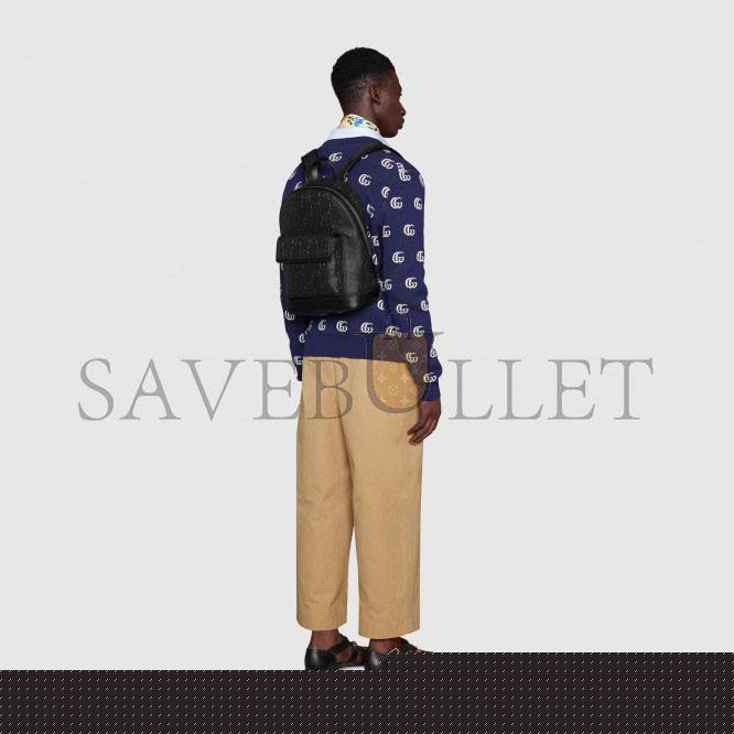 G*u*i gg embossed backpack ‎658579  (37*27*13cm)