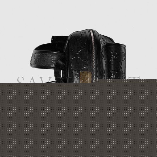 G*u*i gg embossed backpack ‎658579  (37*27*13cm)