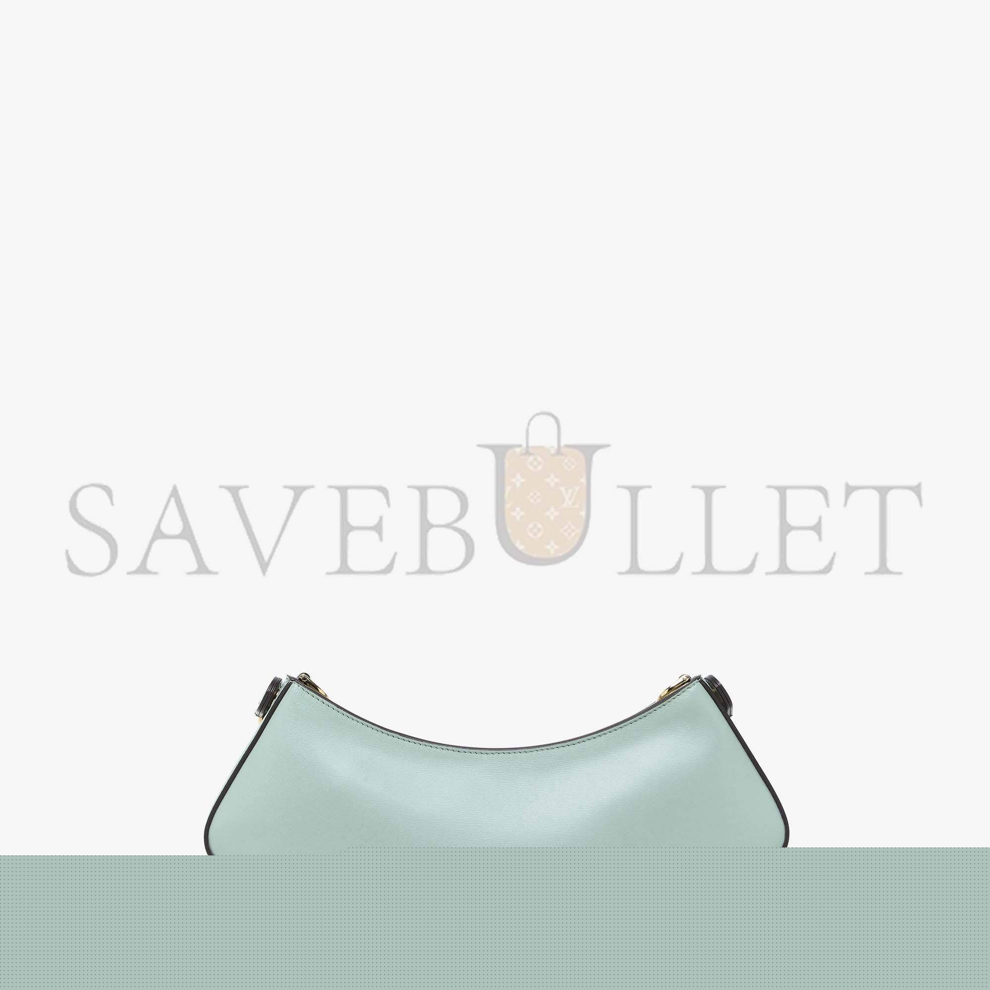 F**di o’lock swing - mint green leather pouch 8bs068ahm0f1dmz (32*11*5cm)