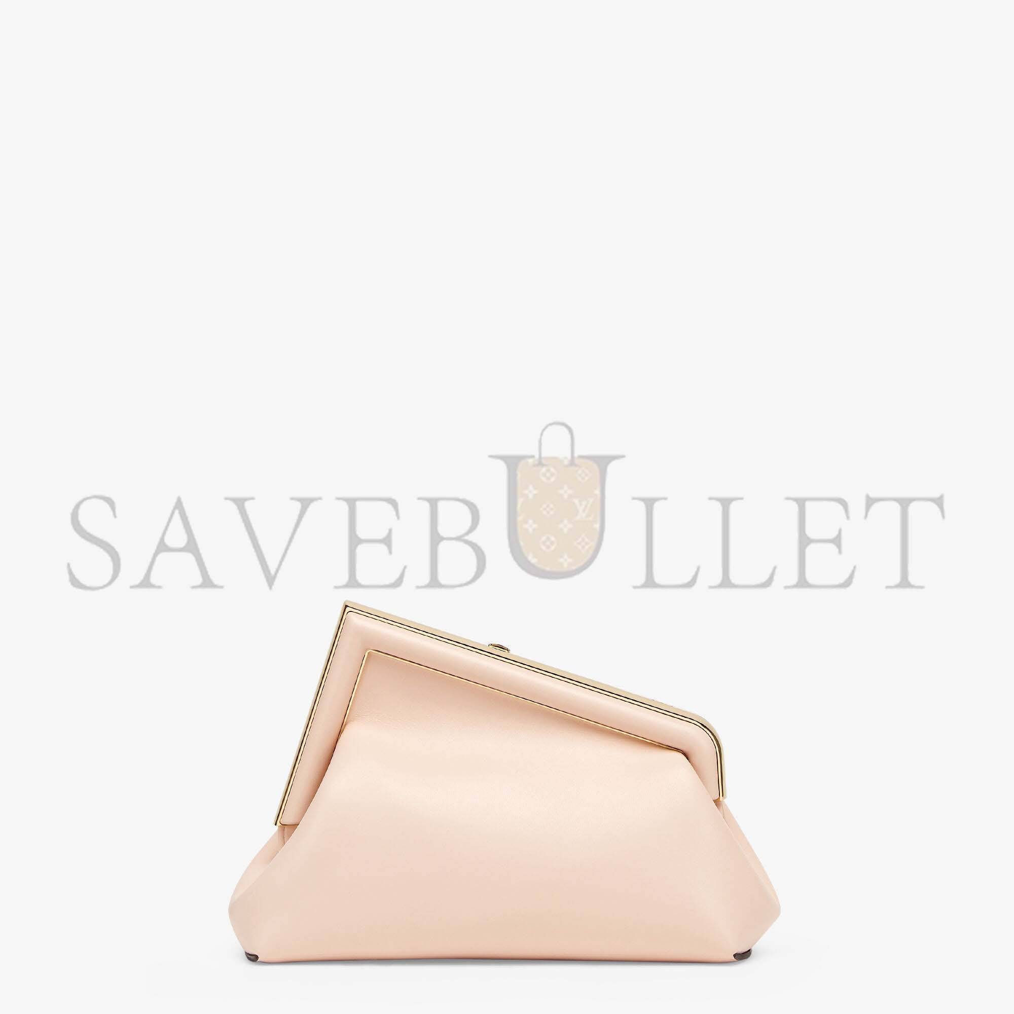 F**di first small - pale pink leather bag 8bp129abvef14n1 (26*18*9.5cm)