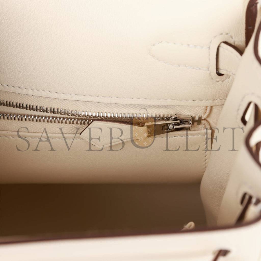 H**mes kelly retourne 25 in & out nata swift palladium hardware handmade(25*17*7cm)