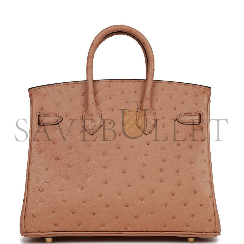 H**mes birkin 25 chai ostrich gold hardware (25cm)