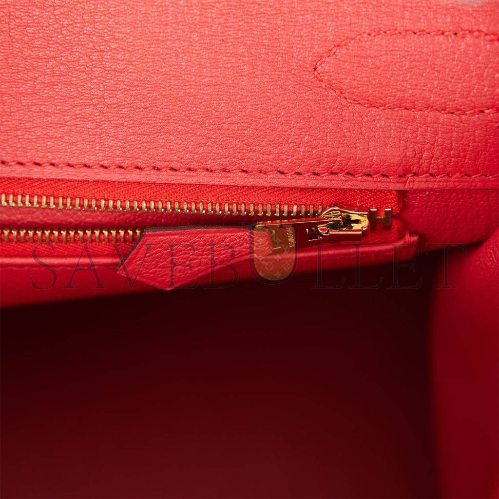 H**mes special order (hss) birkin 30 rose azalee and rouge de coeur epsom permabrass hardware( 30cm*22*16cm)