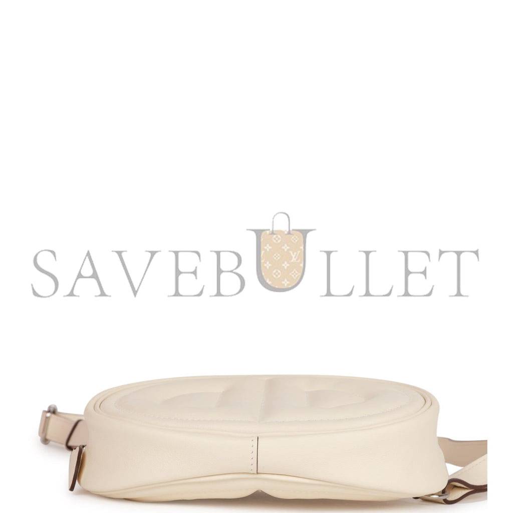 H**mes in-the-loop belt bag nata swift palladium hardware (19cm)