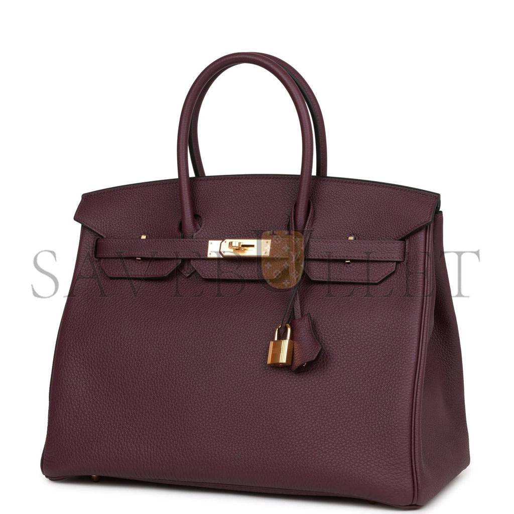H**mes birkin 35 cassis togo gold hardware 39806150312030 (35cm)