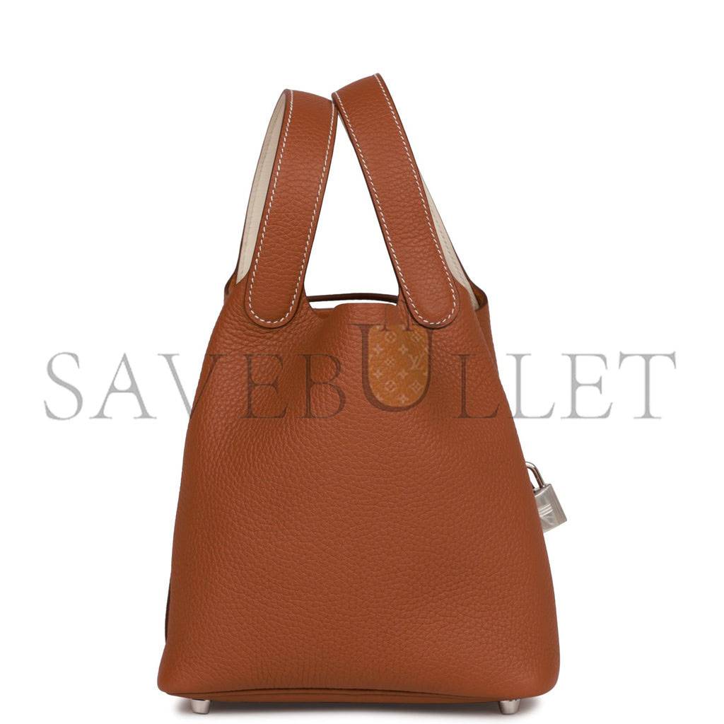 H**mes eclat picotin lock 18 gold clemence palladium hardware (18cm)