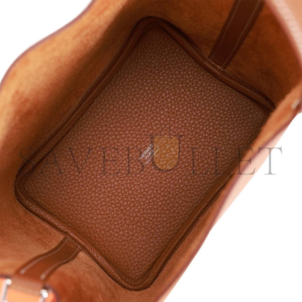 H**mes eclat picotin lock 18 gold clemence palladium hardware (18cm)