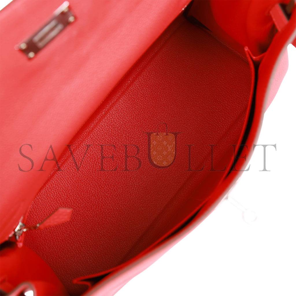 H**mes kelly retourne 32 geranium togo palladium hardware (32*23*10.5cm)