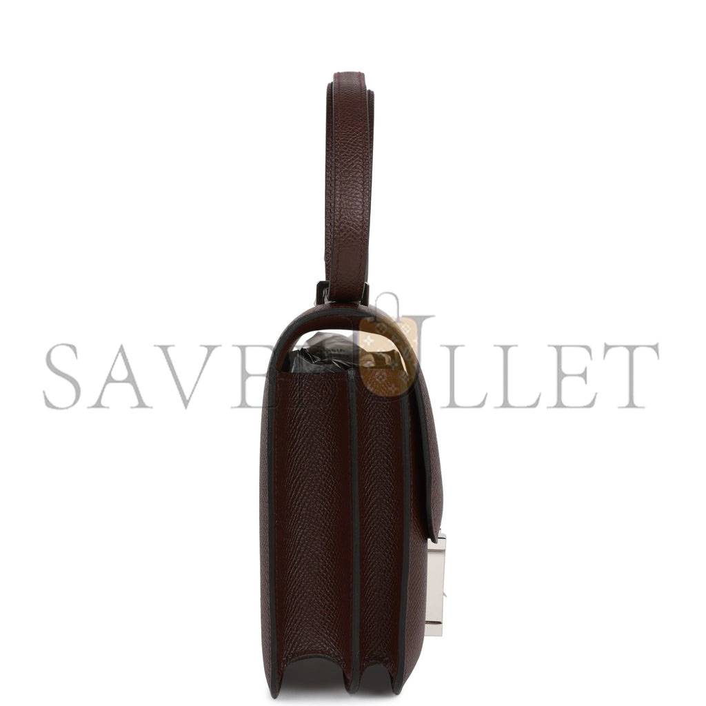 H**mes constance 18 rouge sellier epsom palladium hardware 39835891728478 (18cm)