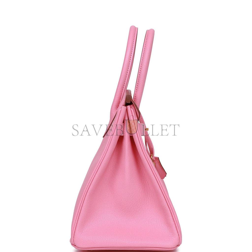 H**mes birkin 30 rose confetti chevre gold hardware (30cm)