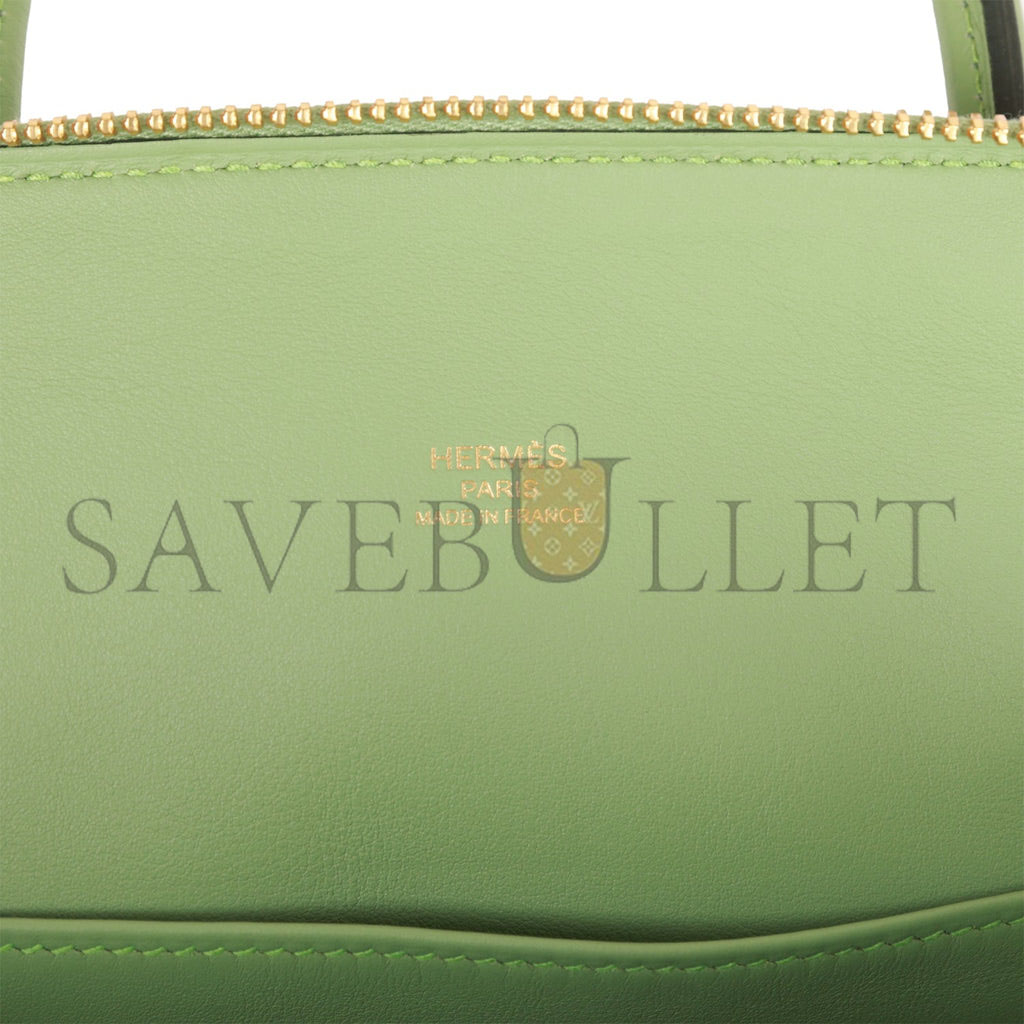 H**mes 1923 bolide 25 white evercolor verso palladium hardware (25*20*10cm)