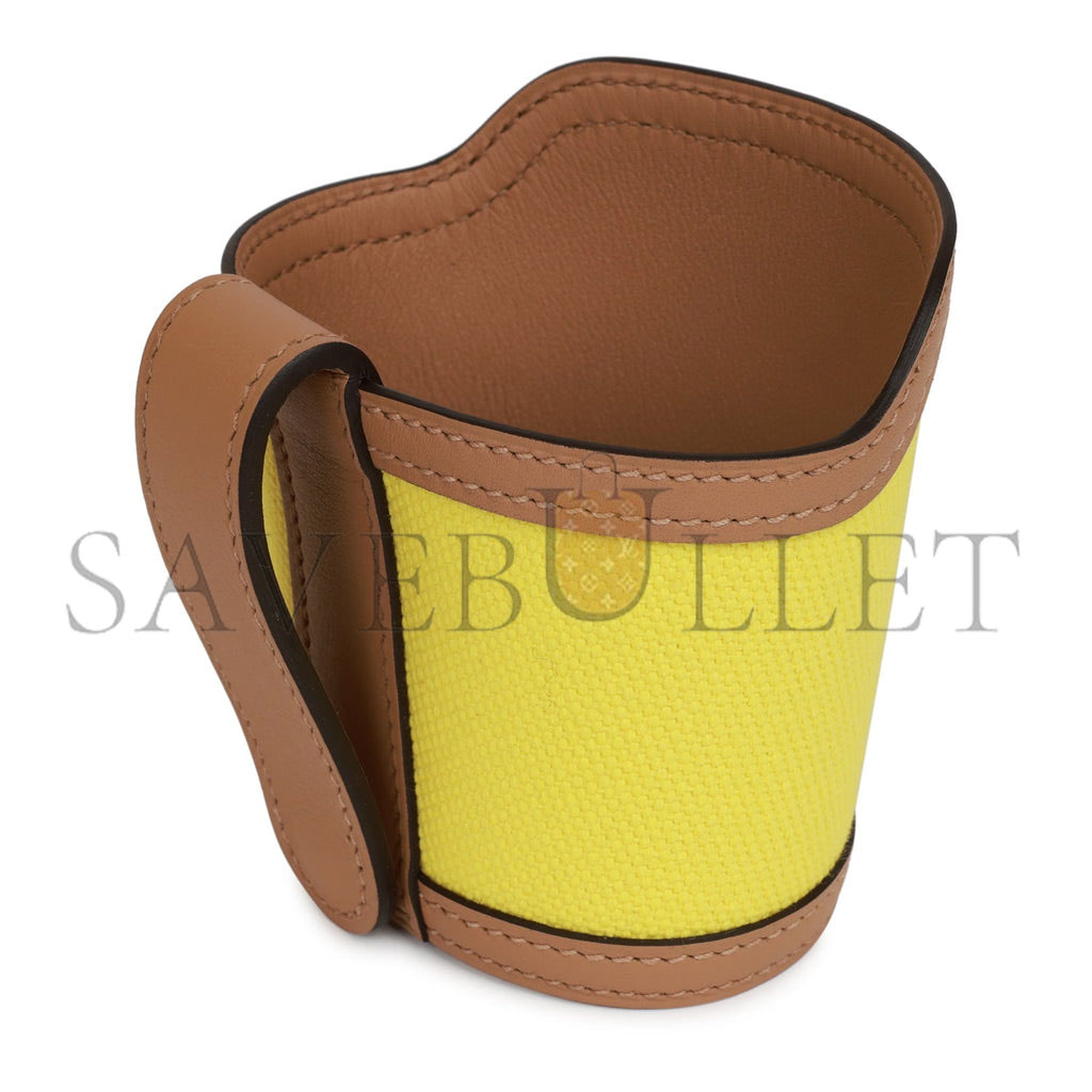 H**mes birkin cargo 35 jaune citron toile and chai swift palladium hardware 39728751083614 (35*28*18cm)