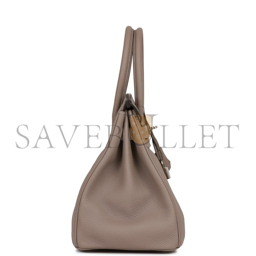 H**mes birkin 30 gris asphalte togo palladium hardware (30cm)