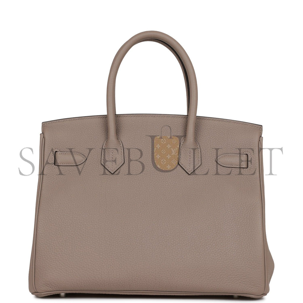 H**mes birkin 30 gris asphalte togo palladium hardware (30cm)