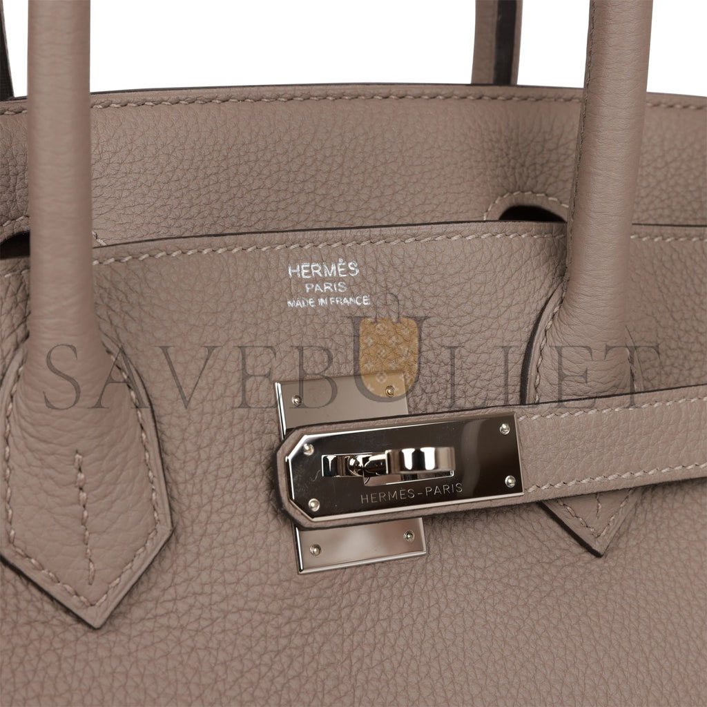 H**mes birkin 30 gris asphalte togo palladium hardware (30cm)