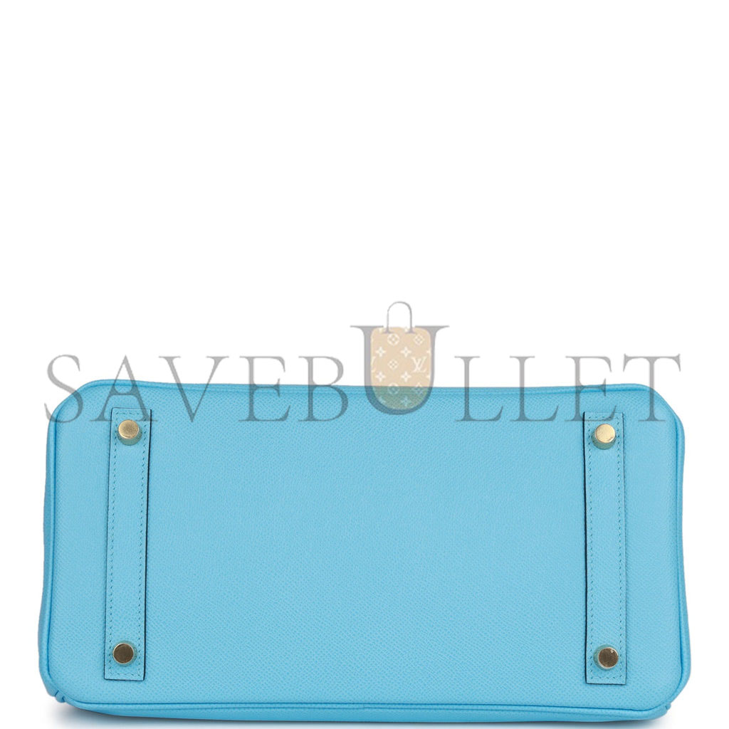 H**mes birkin 30 celeste epsom gold hardware (30cm)