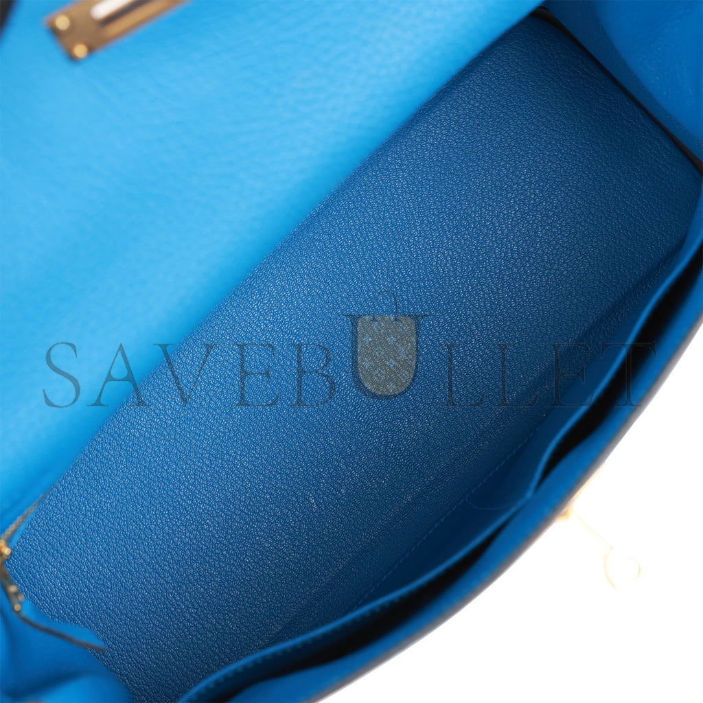 H**mes kelly retourne 32 mykonos clemence gold hardware (32*23*10.5cm)