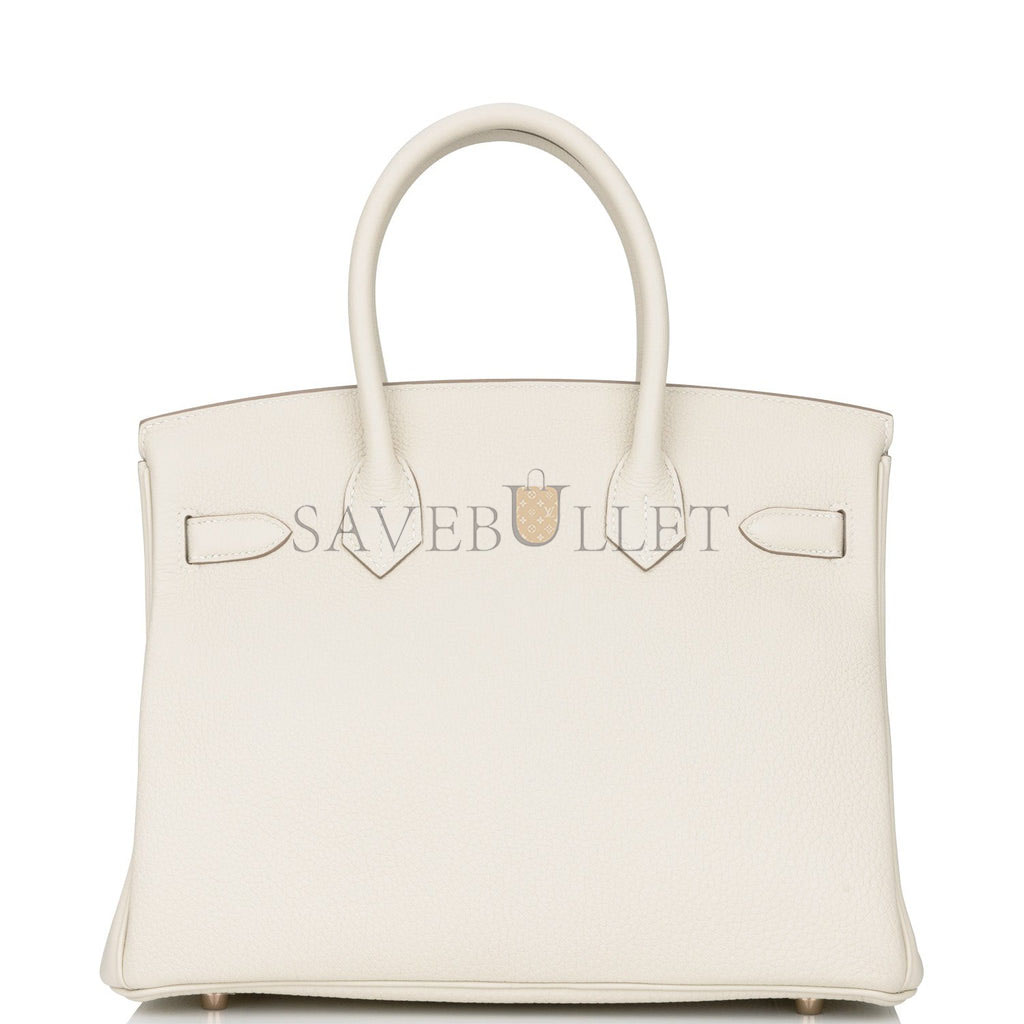 H**mes birkin 30 craie togo rose gold hardware (30cm)