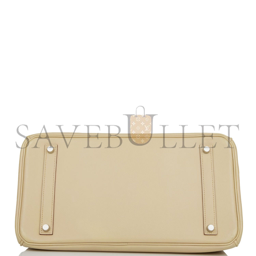 H**mes birkin 35 parchemin epsom palladium hardware (35cm)