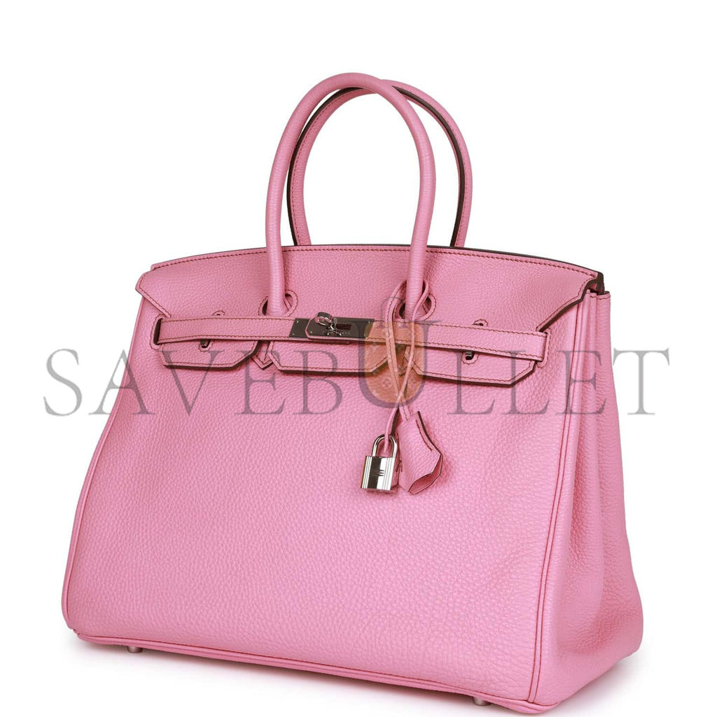 H**mes birkin 35 bubblegum togo palladium hardware (35cm)