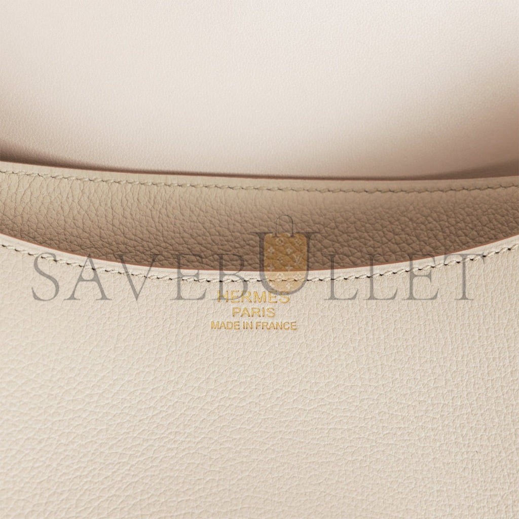 H**mes constance 24 gris perle evercolor rose gold hardware 39830448537694 (24cm)