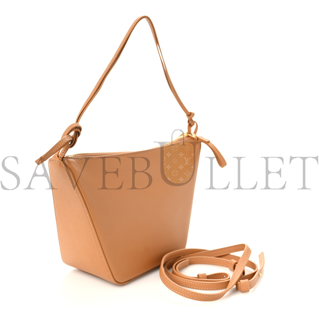l*ew* calfskin mini hammock hobo warm desert (17*15*10cm)