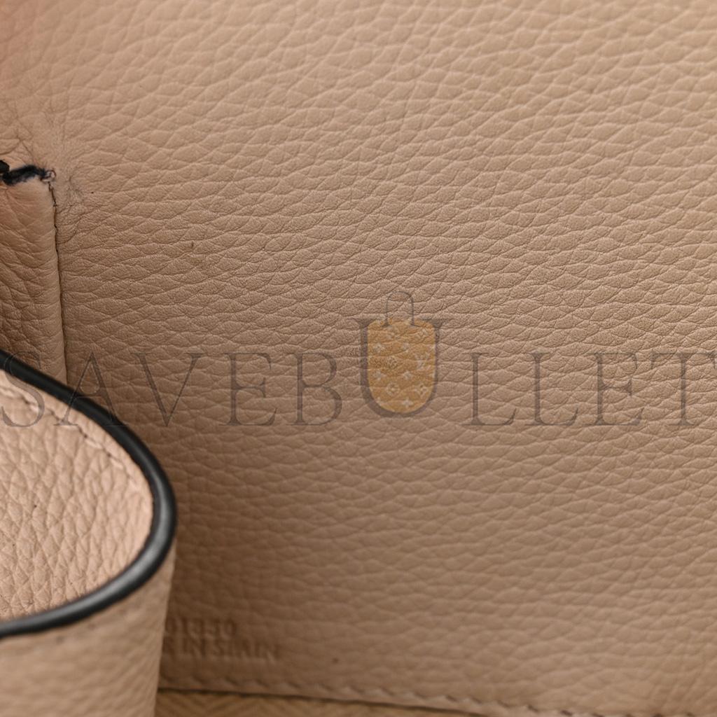 l*ew* grained calfskin small hammock shoulder bag sand (30*25*13.5cm)