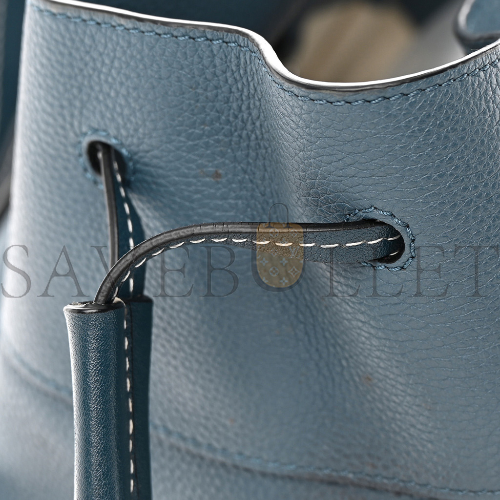 l*ew* calfskin small hammock shoulder bag marine (30*25*13.5)