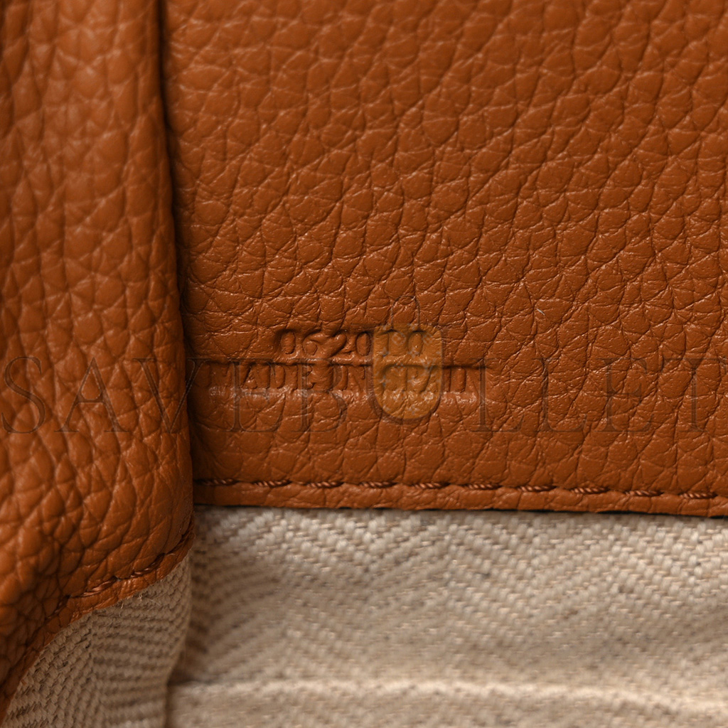 l*ew* calfskin mini hammock shoulder bag tan (20*16*10cm)