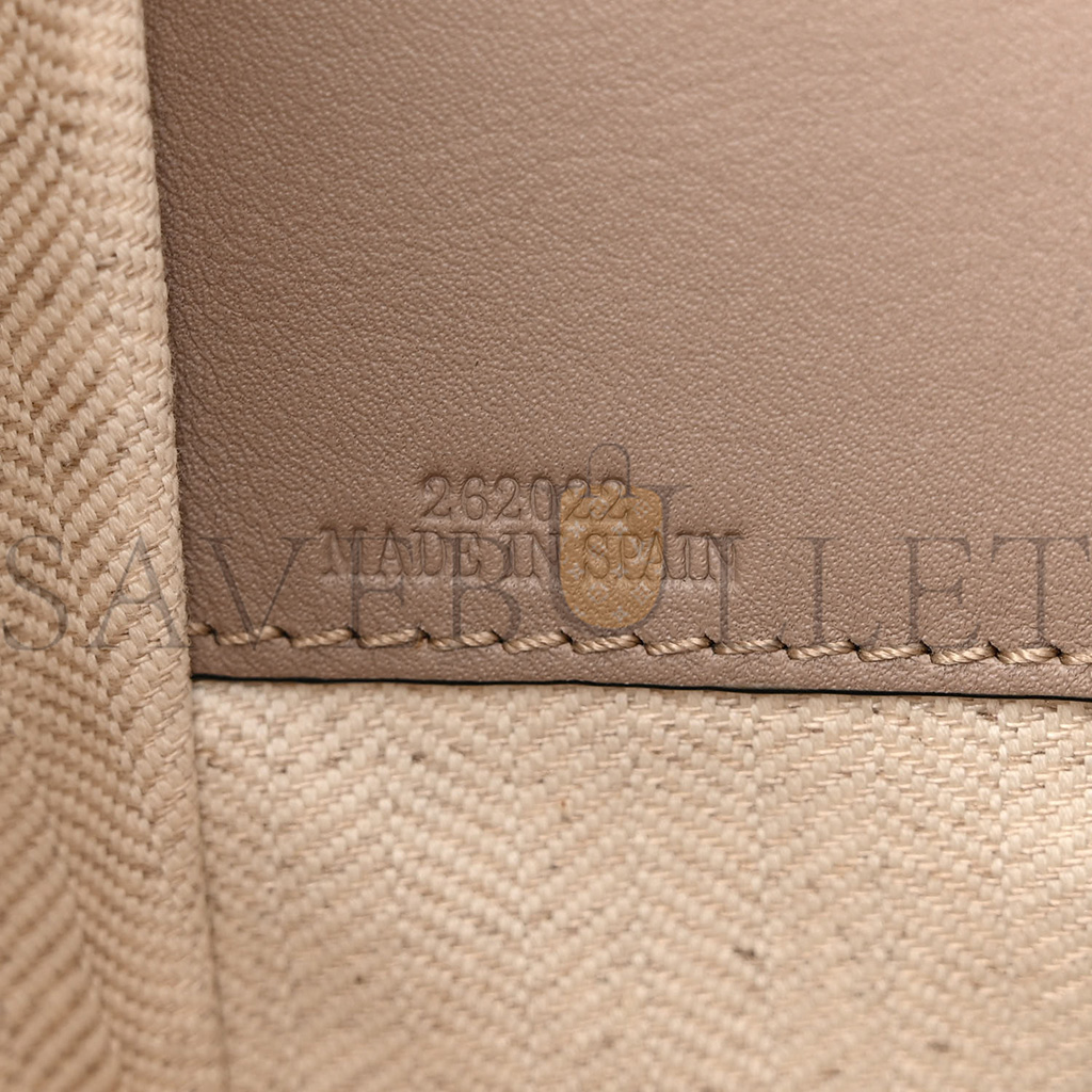 l*ew* calfskin small hammock shoulder bag avocado green sand (30*25*13.5cm)