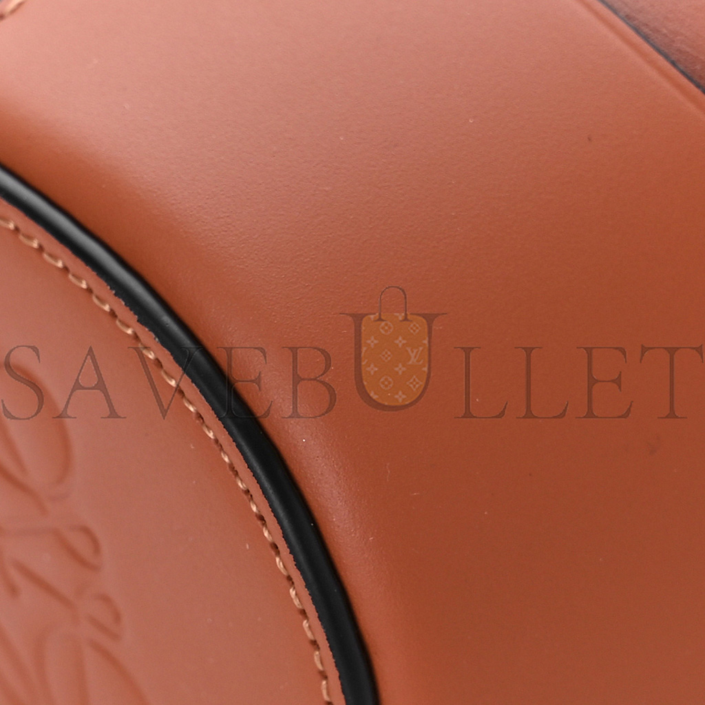 l*ew* calfskin balloon nano bucket bag tan (14*9*5cm)