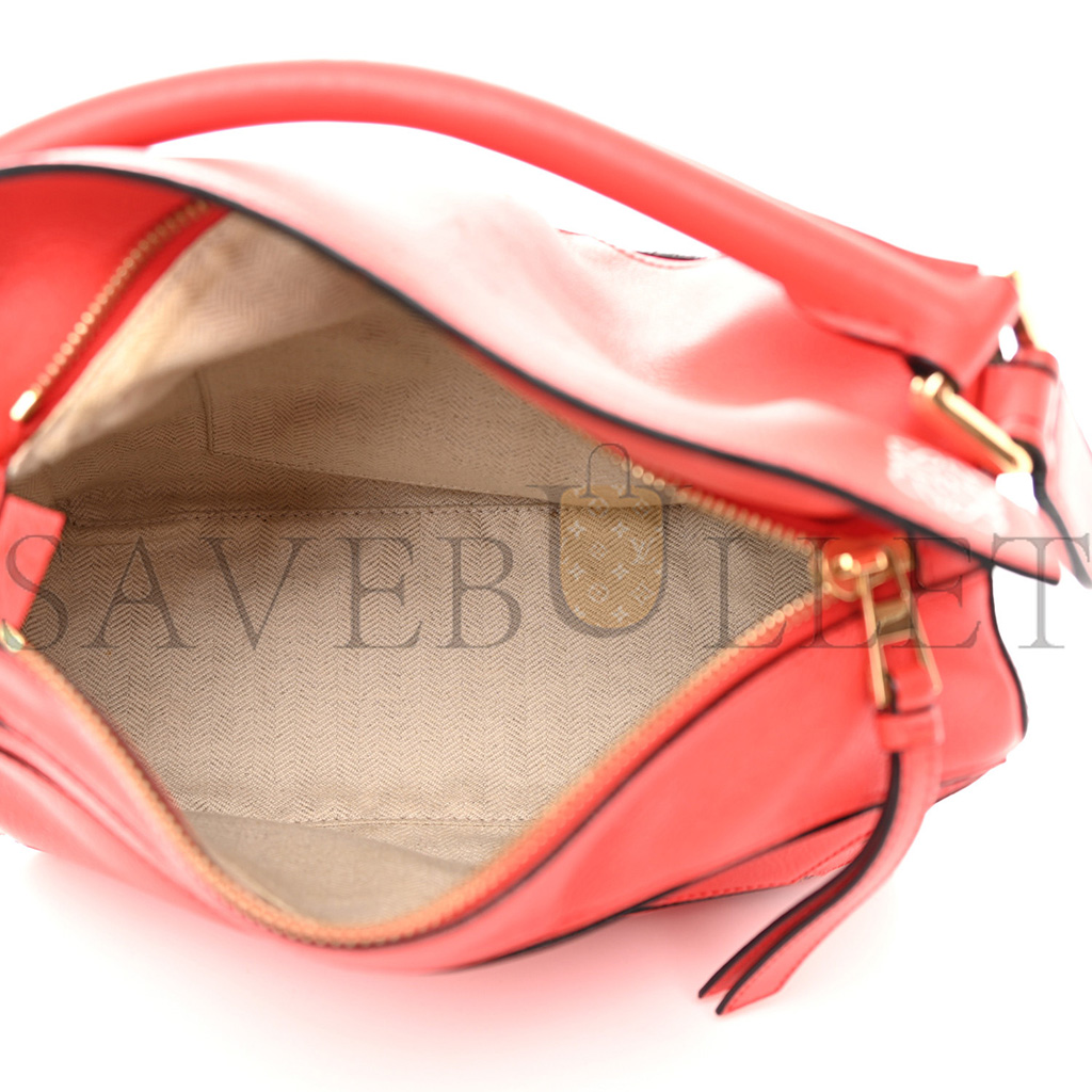 l*ew* calfskin small puzzle bag scarlet (24*16.5*10.5cm)