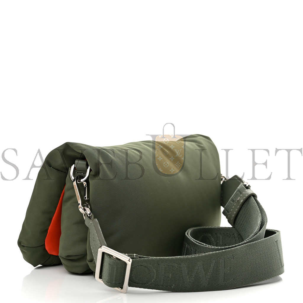 l*ew* nylon mini goya puffer bag vintage khaki (19*13*6cm)