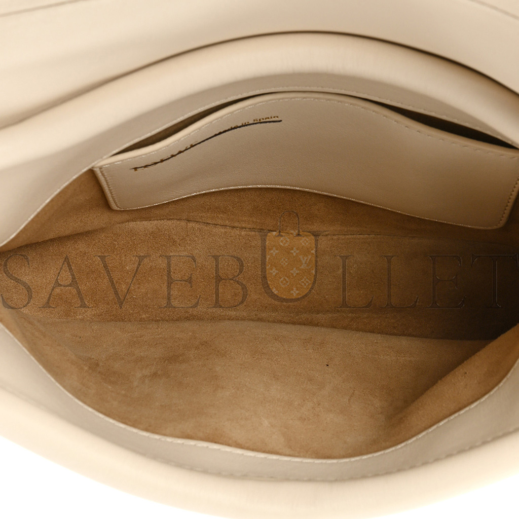 l*ew* shiny nappa calfskin paseo satchel angora (24*18*6cm)