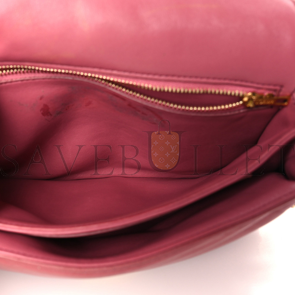 l*ew* lambskin goya puffer bag plumrose (23*18*10cm)