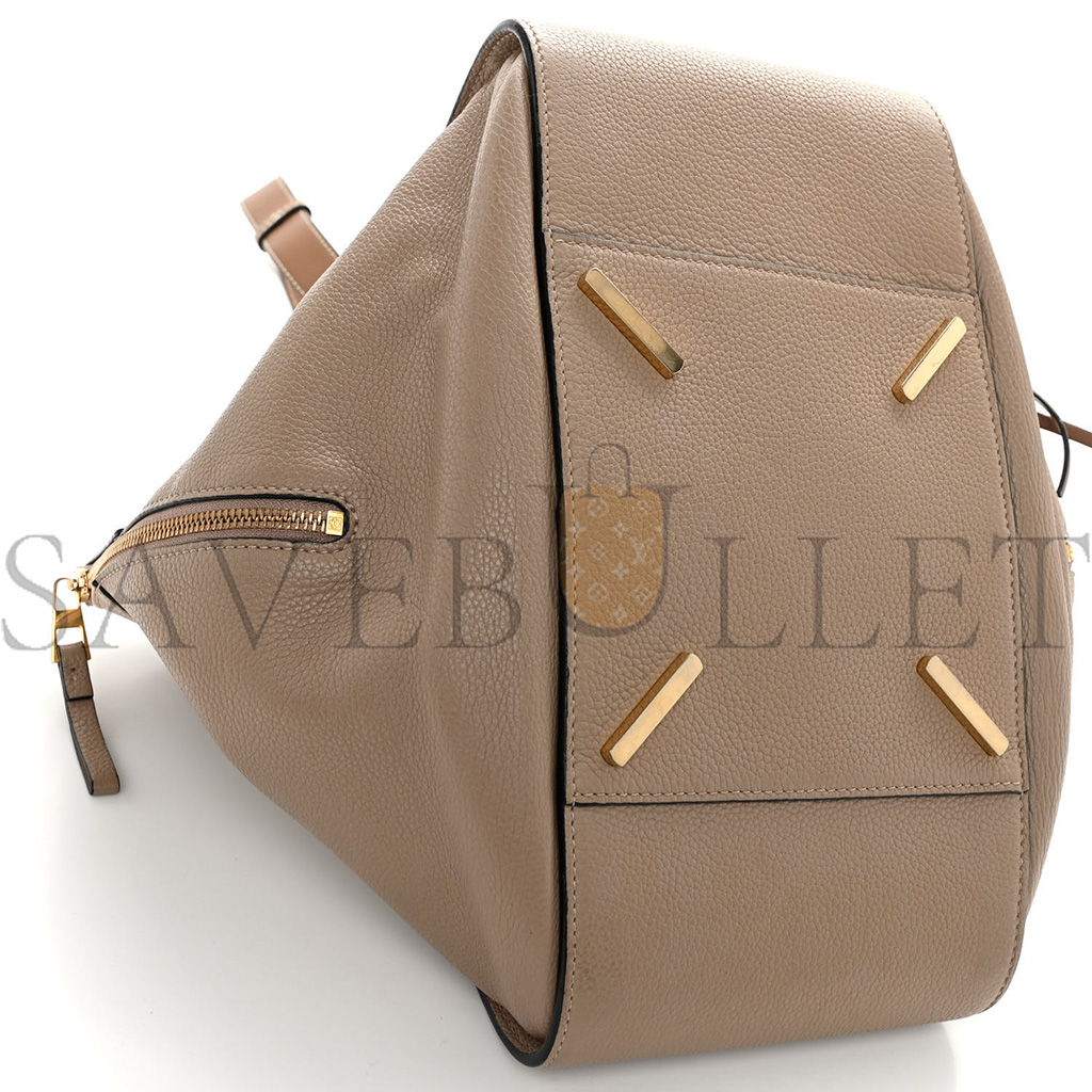 l*ew* calfskin medium hammock shoulder bag sand mink (33*30*17cm)