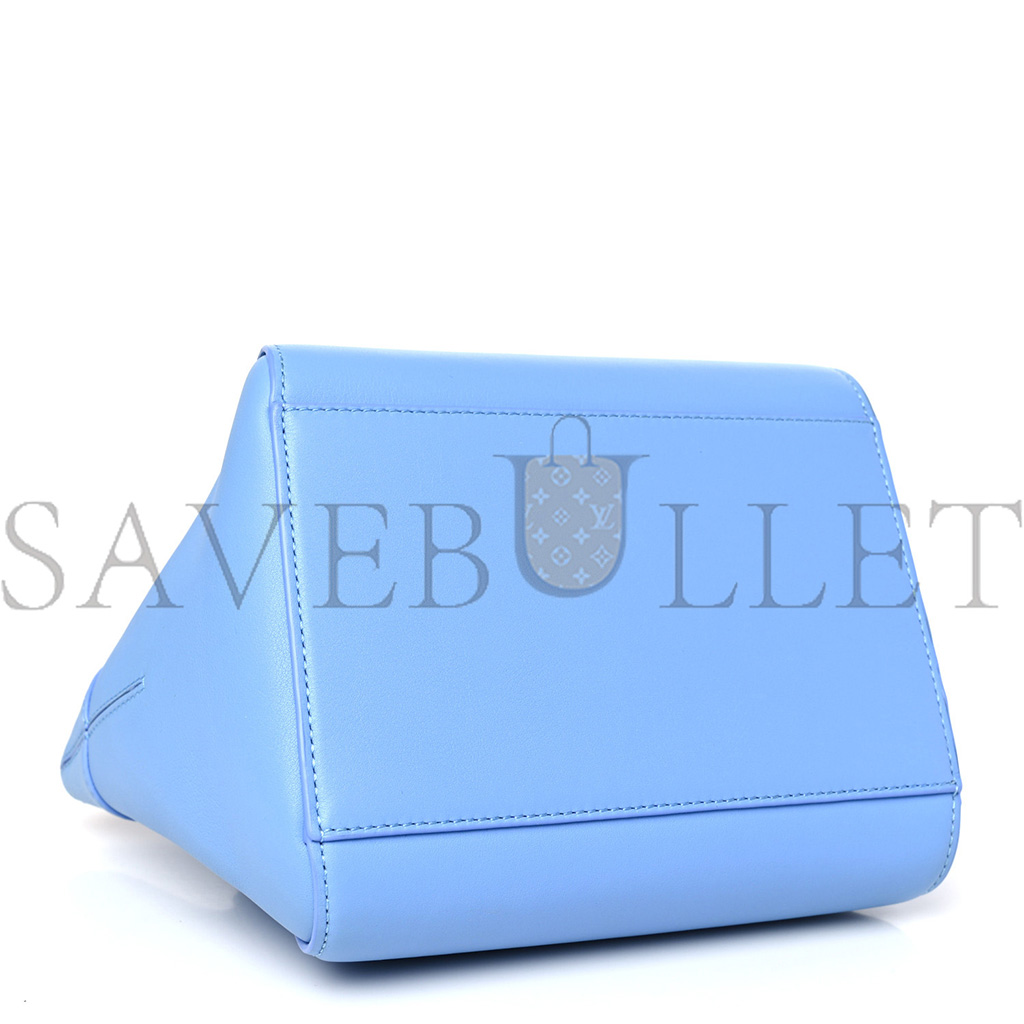 l*ew* calfskin small hammock nugget shoulder bag celestine blue (23*20*18cm)