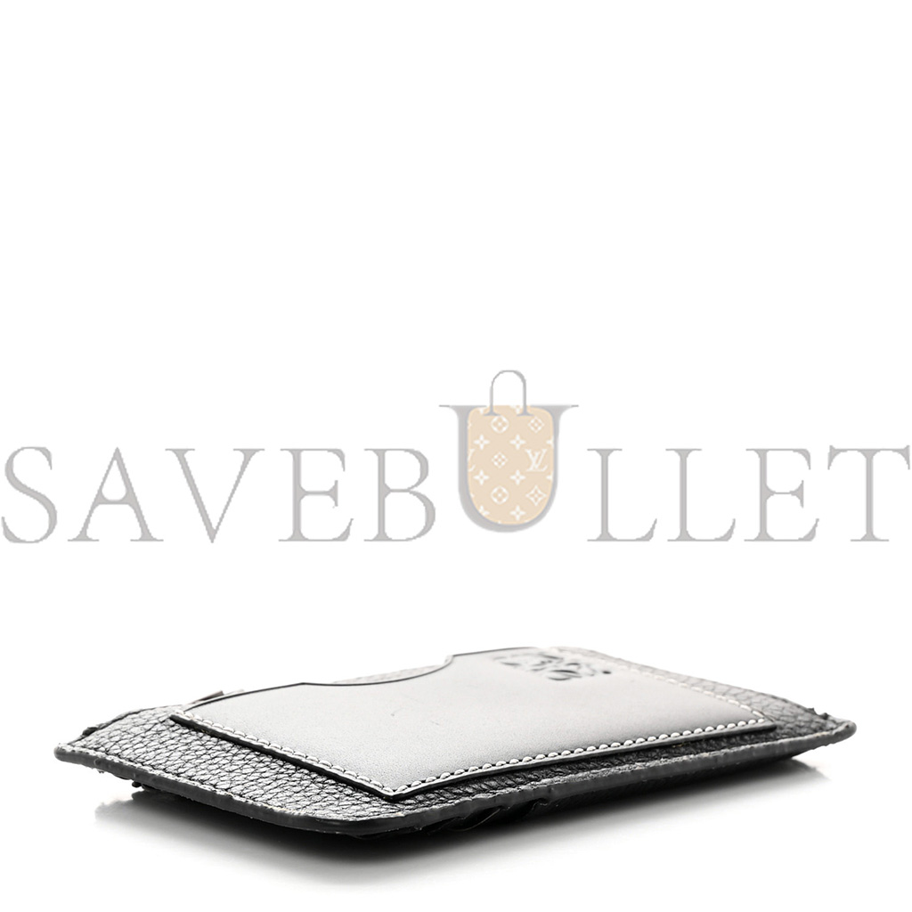 l*ew* soft grained calfskin coin card holder black (12*7cm)