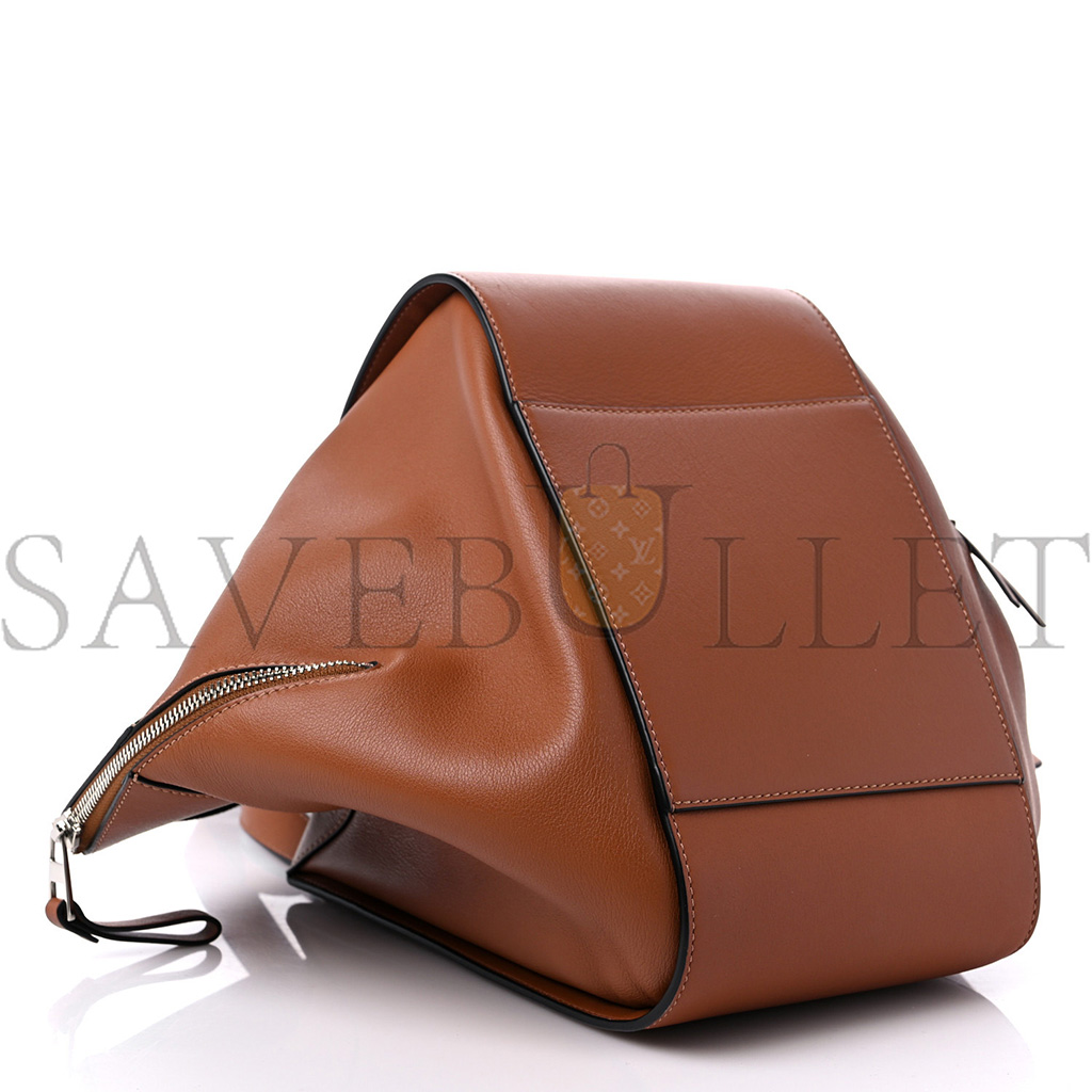 l*ew* calfskin small hammock shoulder bag tan (30*25*13.5cm)